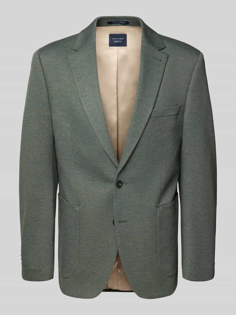 Marynarka na dwa guziki o kroju regular fit z kołnierzem z połami