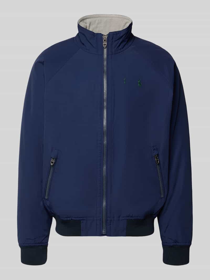 Kurtka ze stójką i zamkiem błyskawicznym