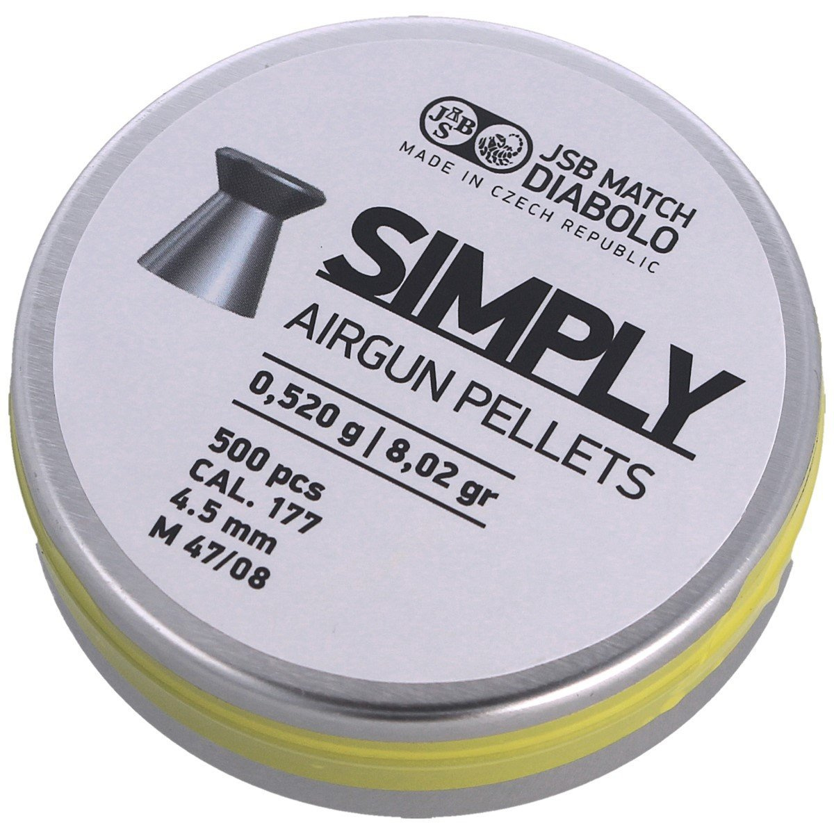 Śrut JSB Diabolo Simply 4.5mm, 0.520g (001245-500)