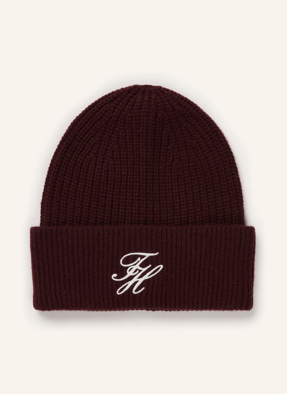 Tommy Hilfiger Czapka Z Kaszmiru rot