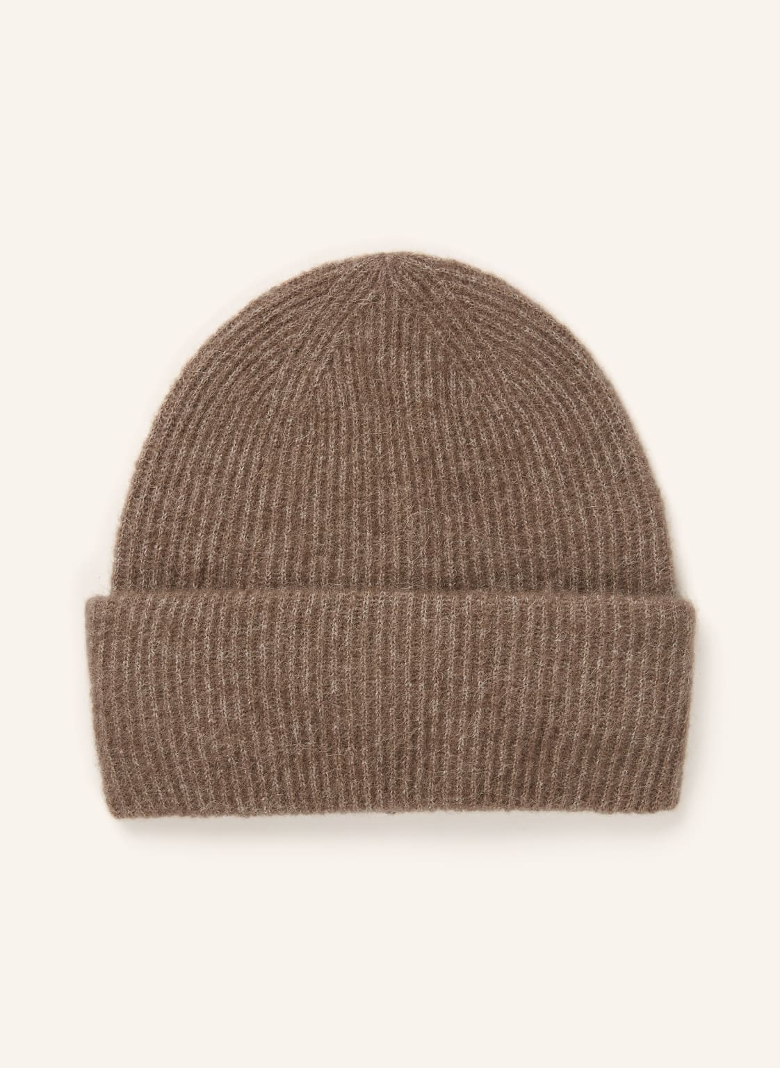 Samsøe Samsøe Czapka Nor Z Dodatkiem Alpaki beige