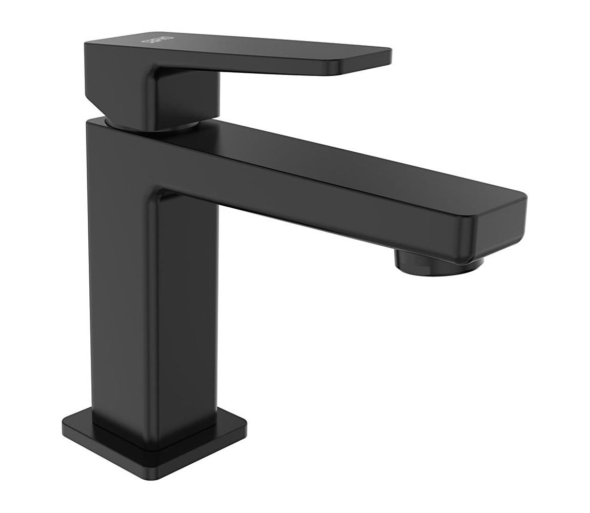 Sapho - bateria umywalkowa TURSI 15 cm, czarny mat