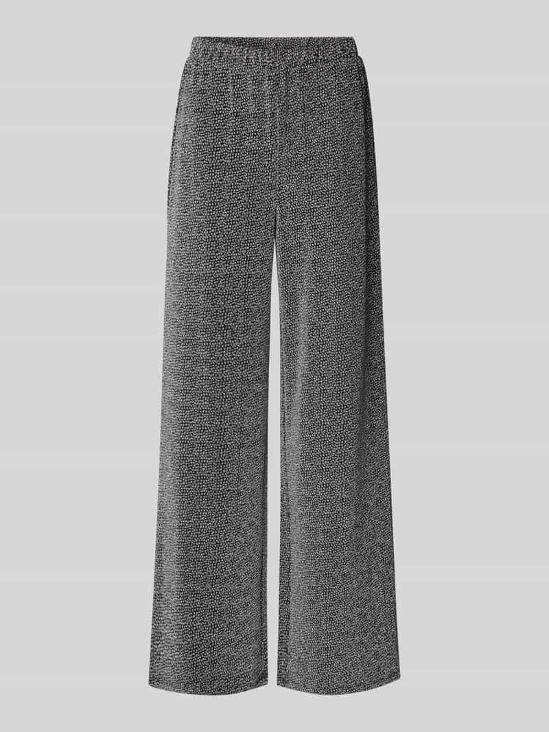 Spodnie szerokie z elastycznym pasem model ‘JINA’