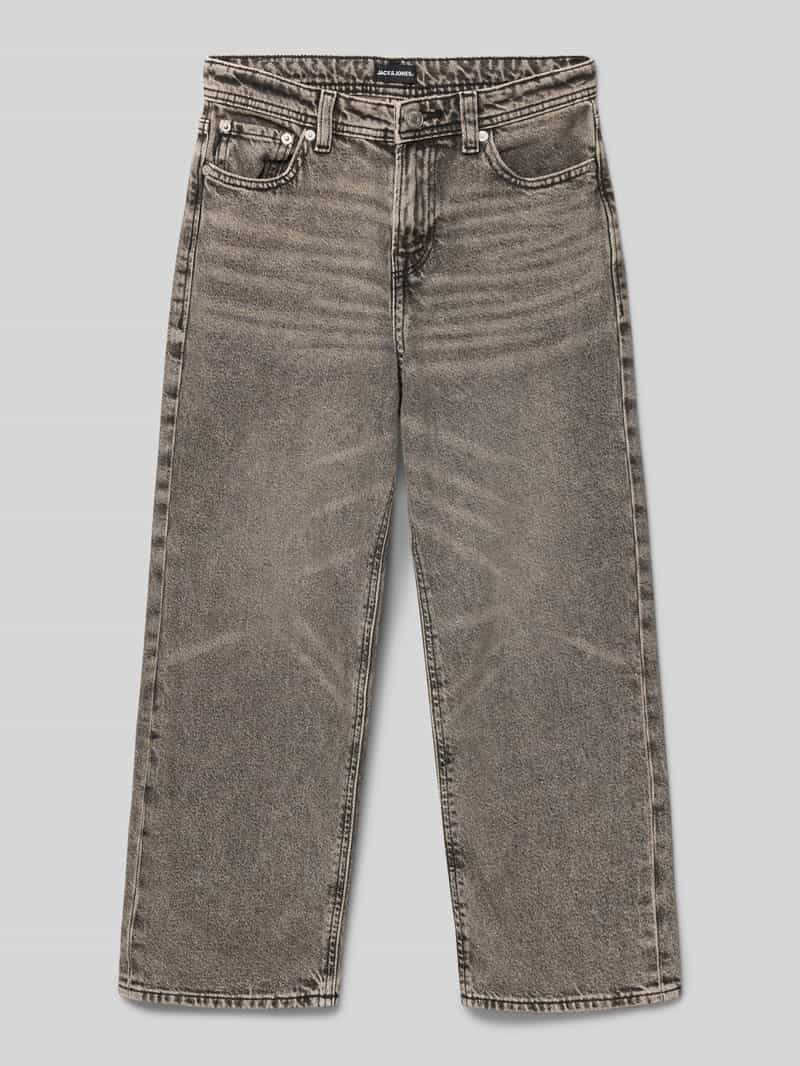 Jeansy o kroju baggy fit z wpuszczanymi kieszeniami model ‘ALEX’