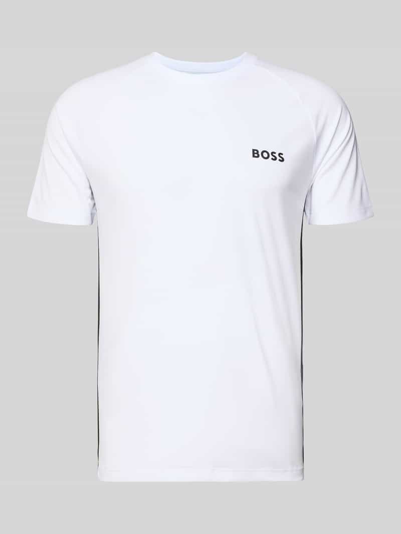T-shirt o kroju slim fit z nadrukiem z logo model ‘TOP SPIN CB’