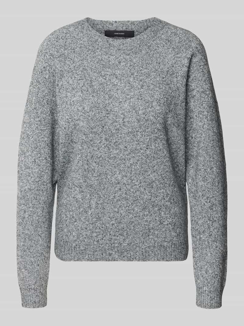Sweter z dzianiny o kroju regular fit z okrągłym dekoltem model ‘DOFFYSHINE’