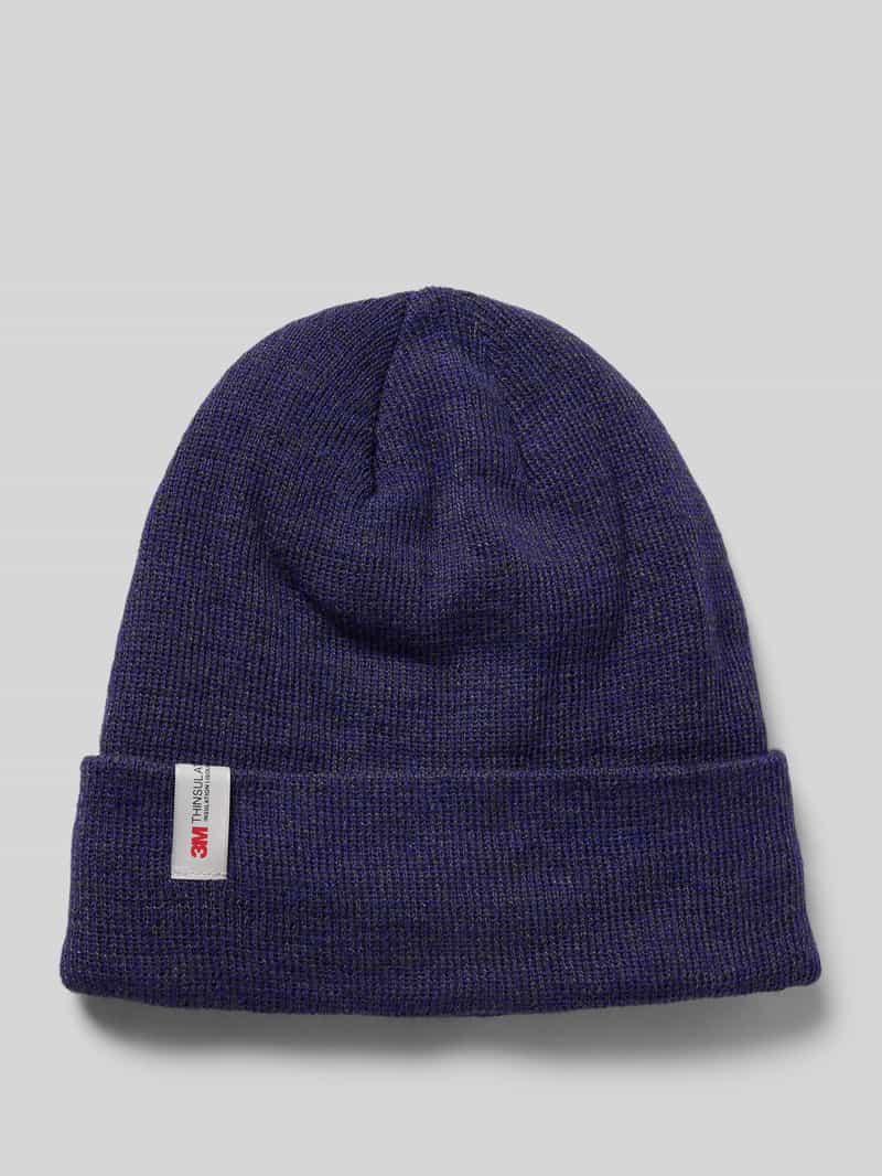 Czapka beanie z detalem z logo