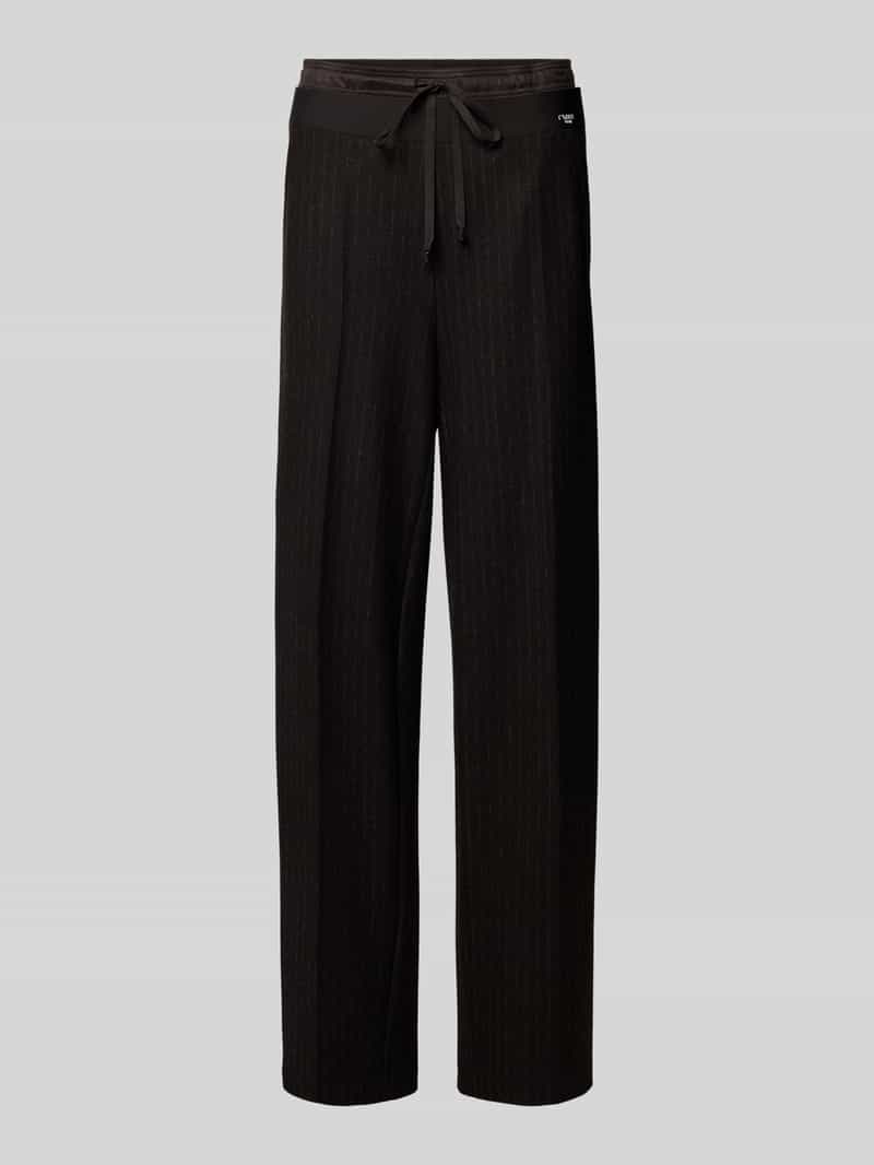 Spodnie materiałowe z elastycznym pasem model ‘EVA’