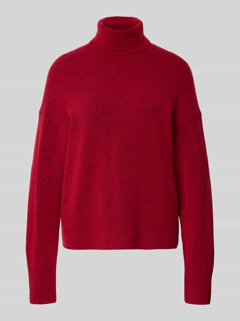 Golf o kroju regular fit z mieszanki żywej wełny