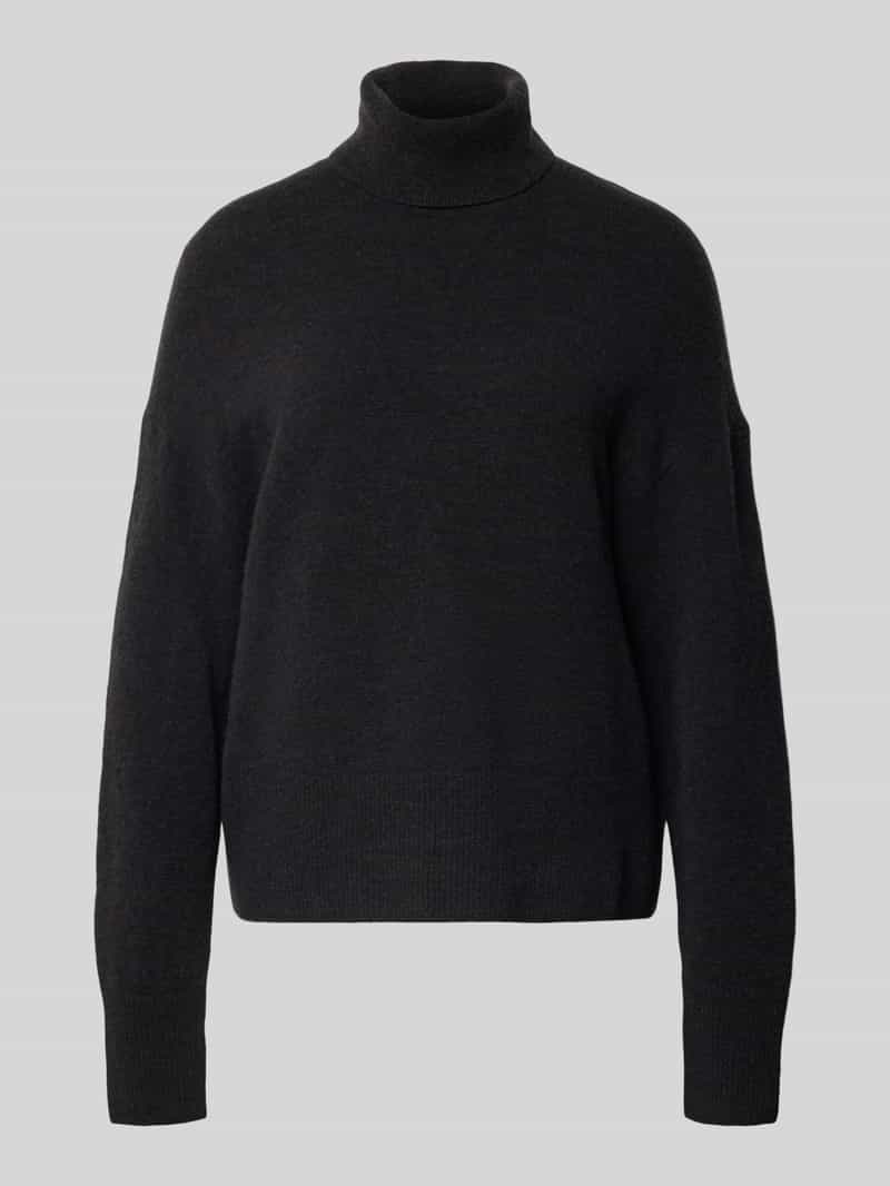 Golf o kroju regular fit z mieszanki żywej wełny