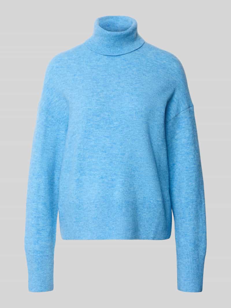 Golf o kroju regular fit z mieszanki żywej wełny