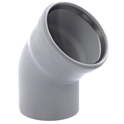 Kolano kanalizacyjne fi 110/67 popiel