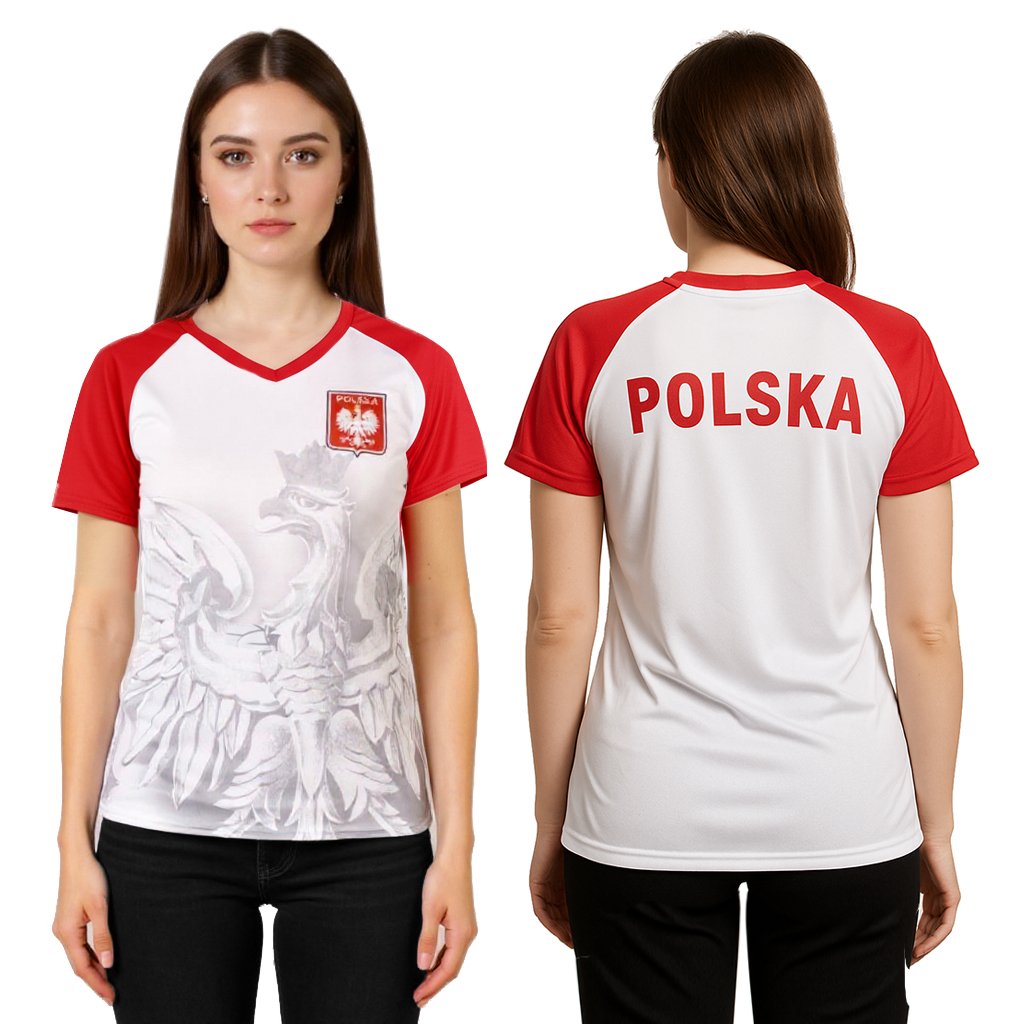 POLSKA Koszulka damska Kibica Reprezentacji ORZEŁ