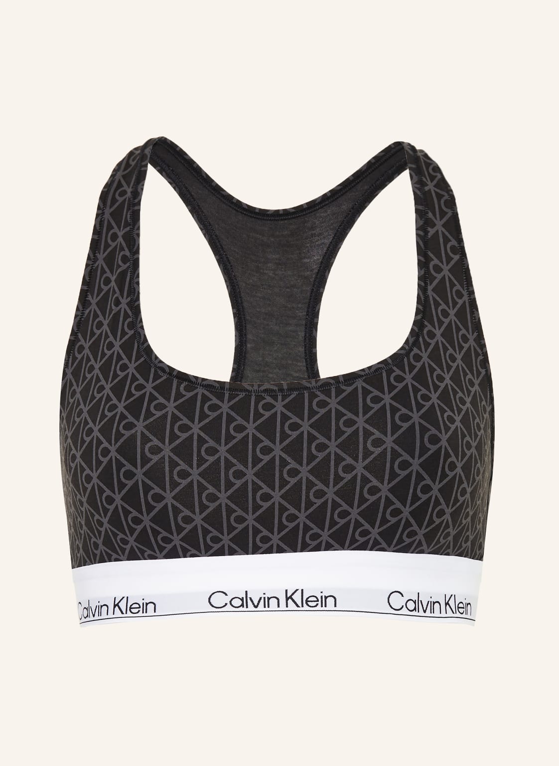 Calvin Klein Biustonosz Bustier Icon Cotton Modal grau