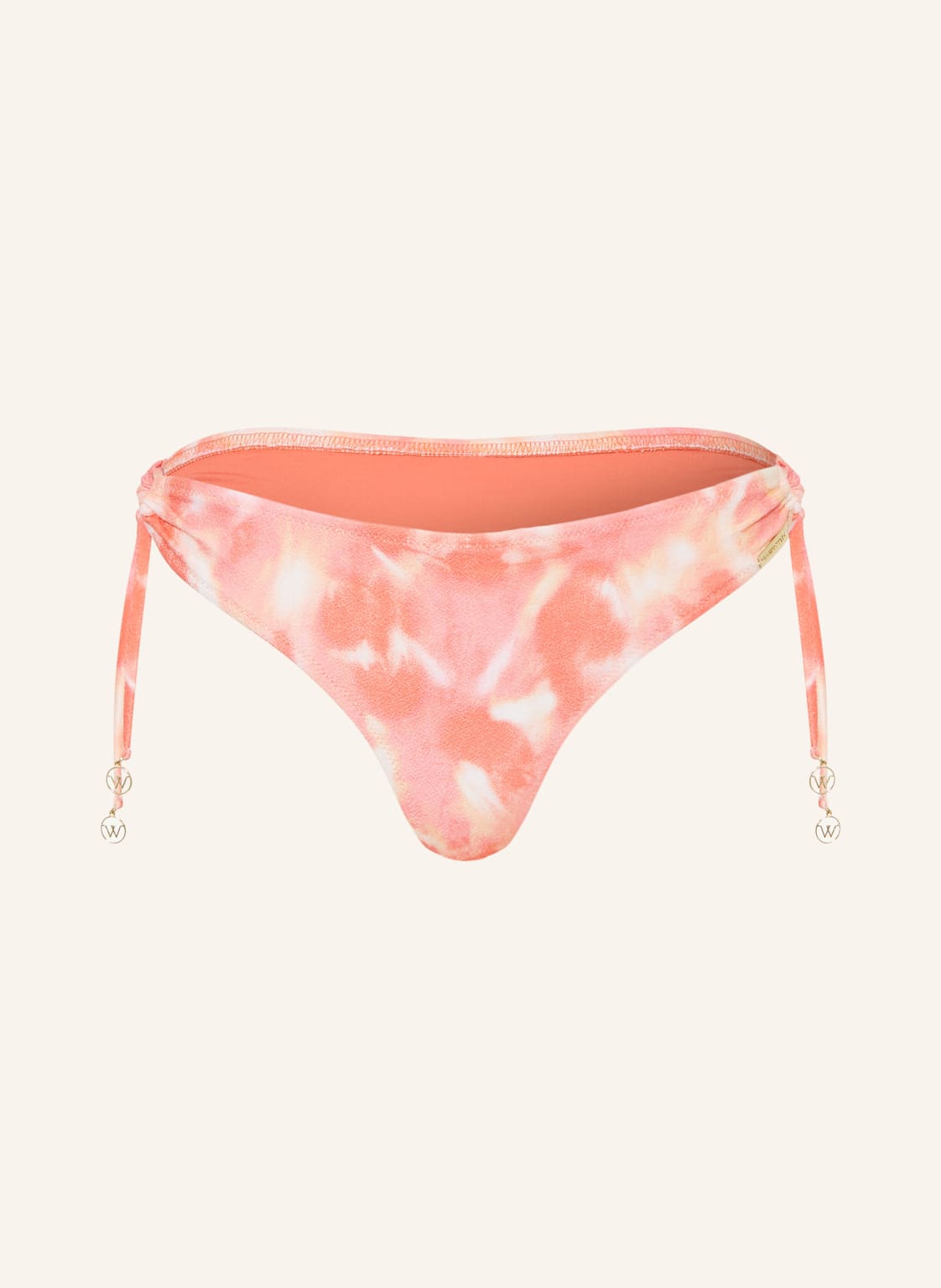 Watercult Podstawowe Figi Bikini Sunhaze Dreams Z Wycięciem pink