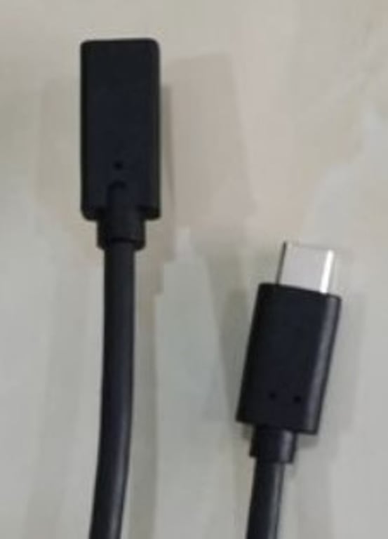 Microconnect MC-ITH-USBC-EX-003 kabel USB 3 m Czarny