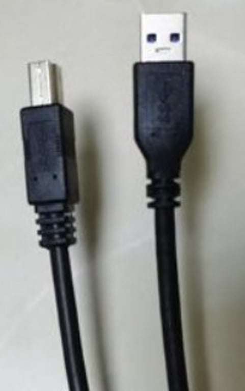Microconnect MC-ITH-USB3AB-002 kabel USB USB 3.2 Gen 1 (3.1 Gen 1) 1,8 m USB A USB B Czarny