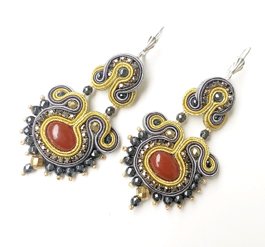 Sutaszowe kolczyki AGADIR