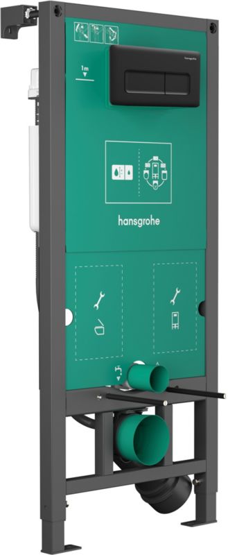 Hansgrohe Stelaż podtynkowy WC Iframe Original Q czarny