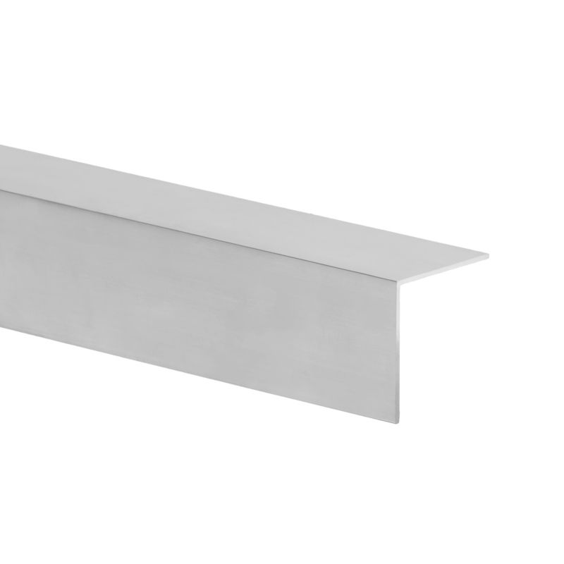 Kątownik aluminiowy gładki 2600 x 40 x 40 x 1,5 mm naturalny