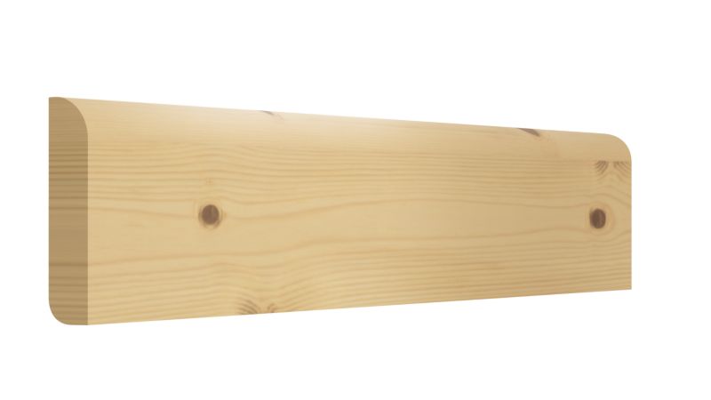 Listwa maskująca jednostronna sosnowa 15 x 70 x 2400 mm