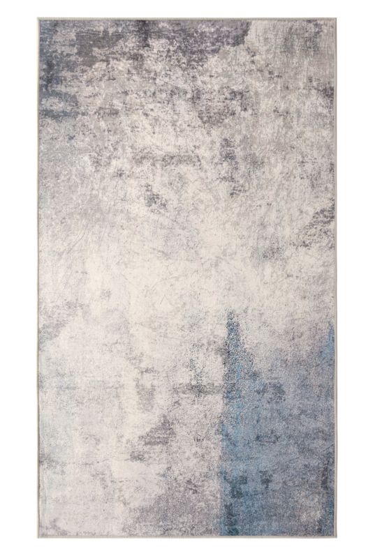 Dywan Indavo Stamp melanż 80 x 140 cm niebieski