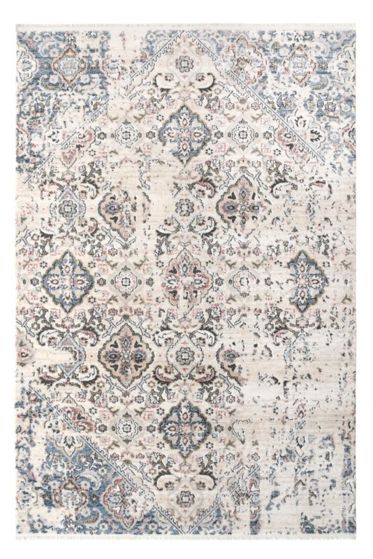 Dywan Bella Mosaic 120 x 160 cm niebieski