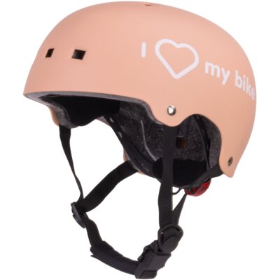 Kask SUN BABY I Love My Bike Morelowy dla Dzieci z lampką ( S)