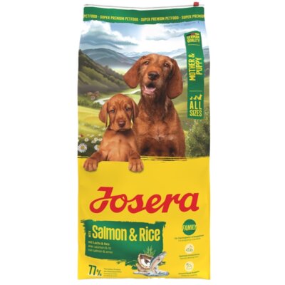 Karma dla psa JOSERA Mother & Puppy Łosoś z ryżem 3 kg