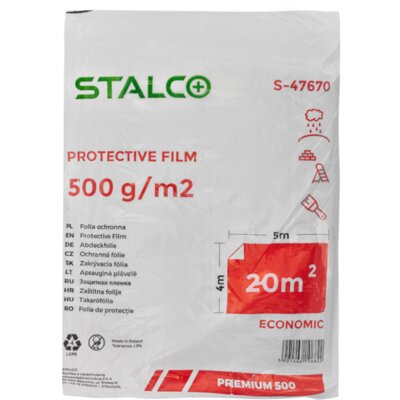 Folia malarska STALCO S-47670 (5 x 4 m) 1 szt.