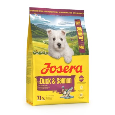 Karma dla psa JOSERA Mini Junior Duck & Salmon z kaczką i łososiem 3 kg