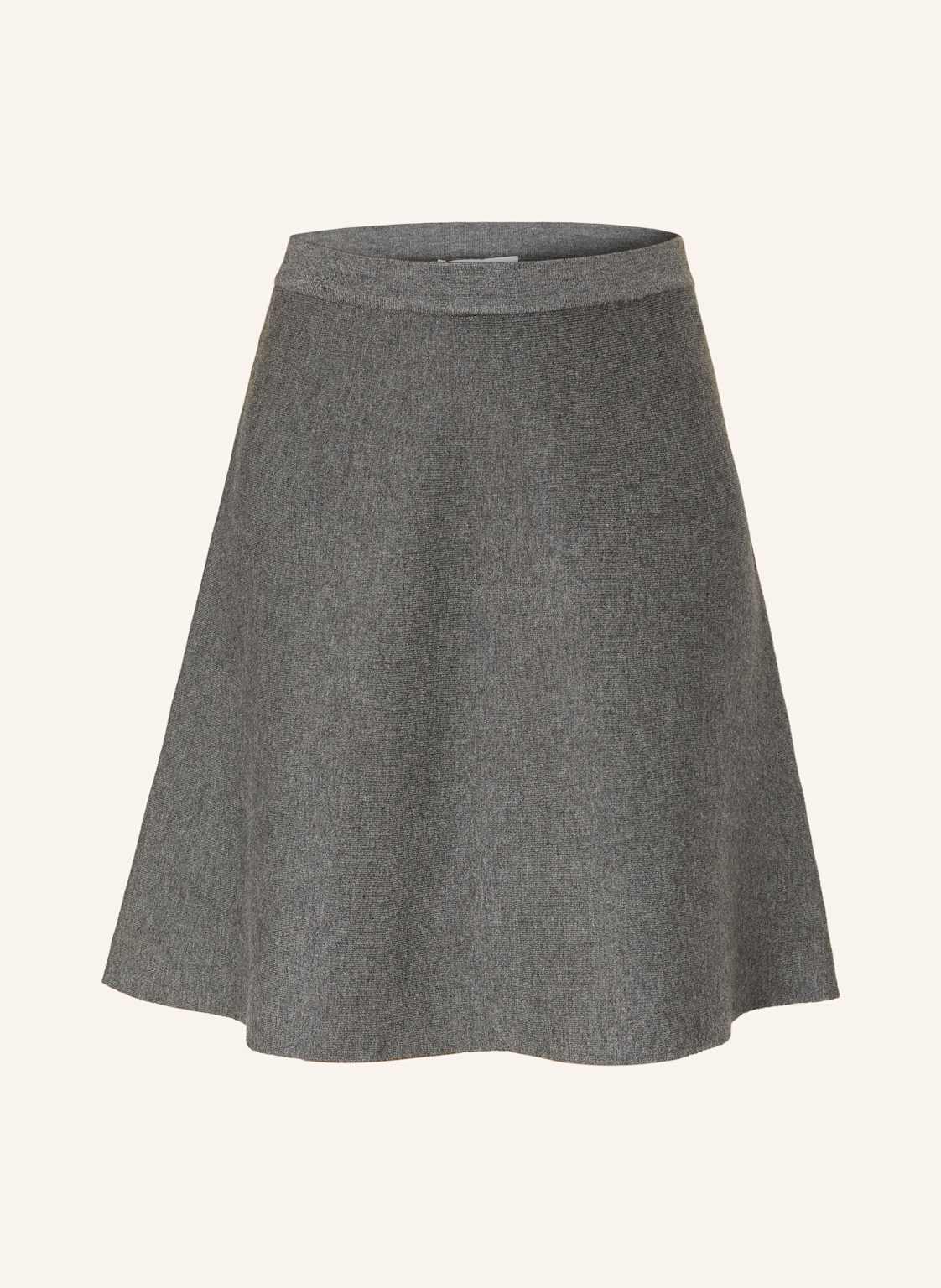 Samsøe Samsøe Spódnica Z Dzianiny Salula grau