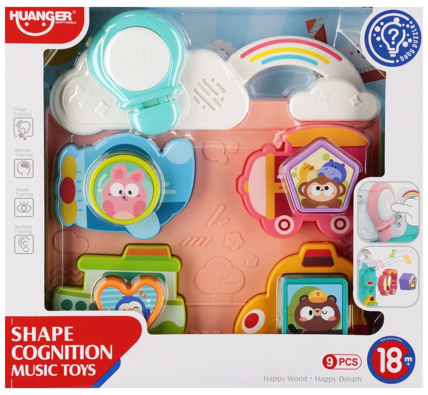 Zabawka dla dzieci Tablica puzzle Mega Creative 572062 - puzzle