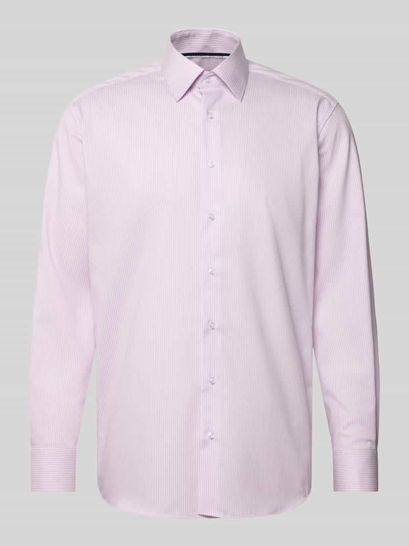 Koszula biznesowa o kroju modern fit z bawełny z kołnierzykiem typu kent