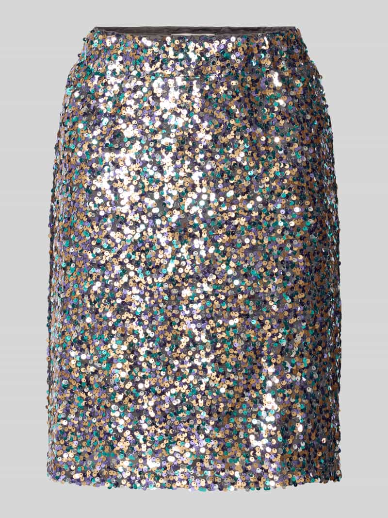 Spódnica mini z cekinami model ‘Anna’