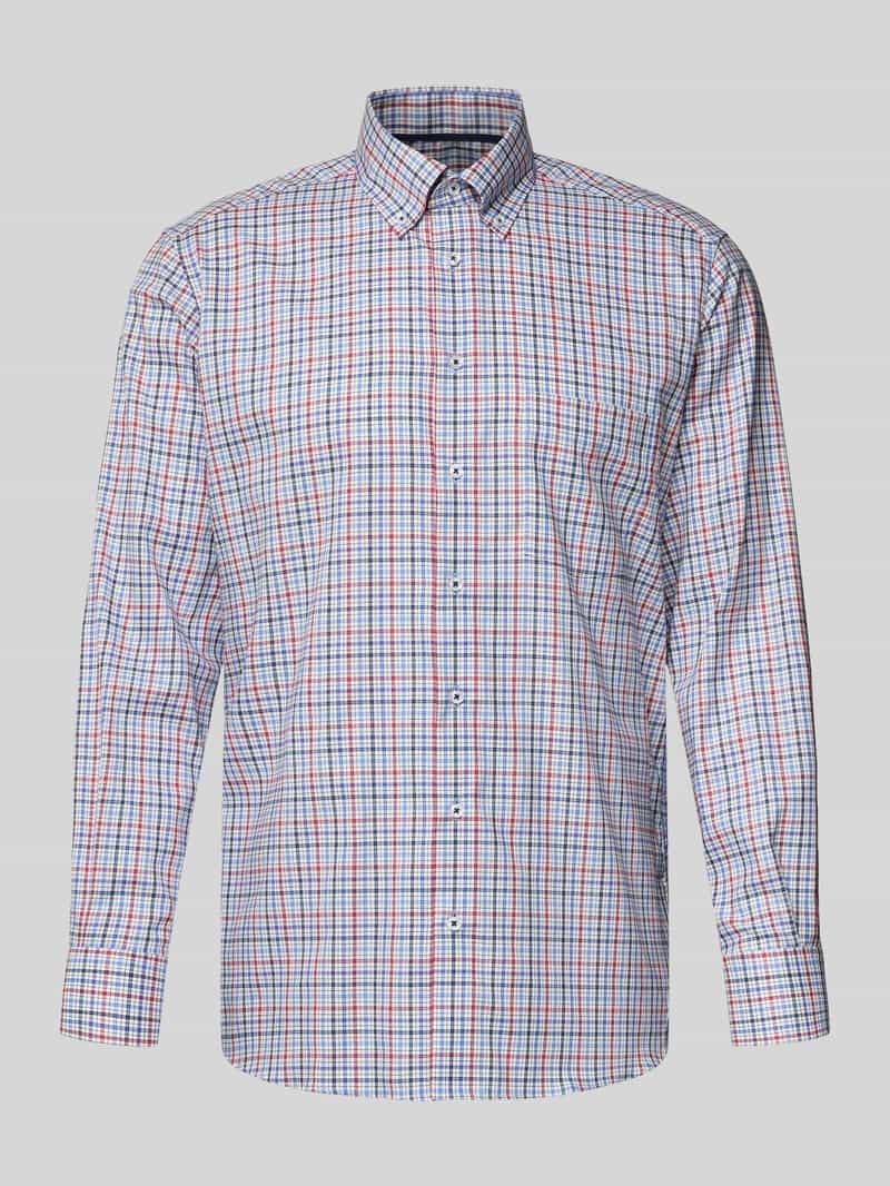 Koszula biznesowa o kroju regular fit z bawełny z kołnierzykiem typu button down