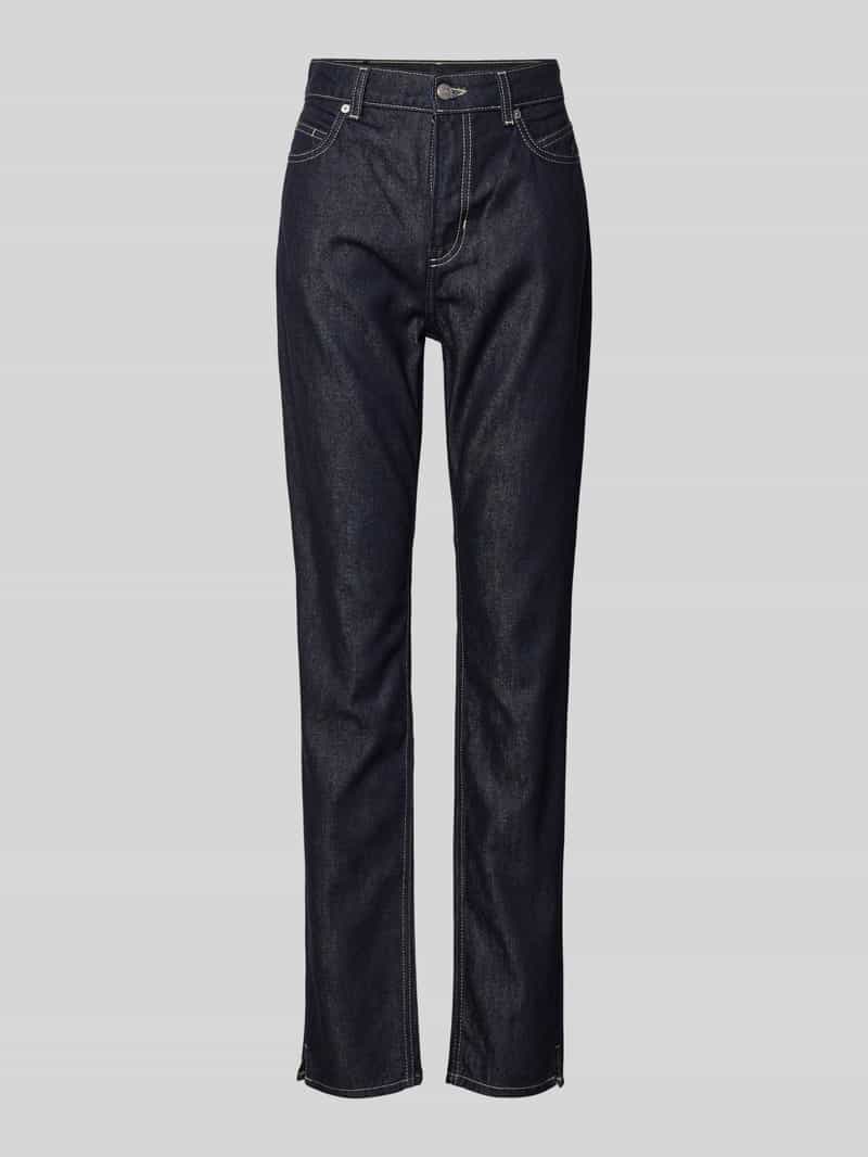 Jeansy o kroju straight fit z mieszanki bawełny i lyocellu model ‘C_ADA SLIM HR 1.0’