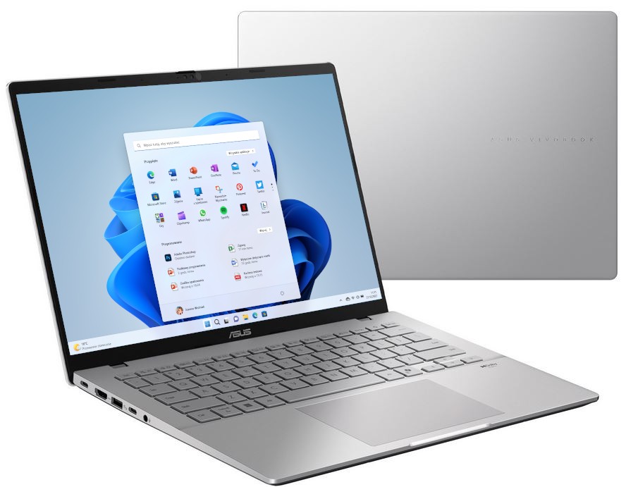 ASUS Vivobook S14 M3407HA-LY008W - Ryzen 5 220 14'' 16GB 512GB W11H Srebrny 90NB16E2-M002B0