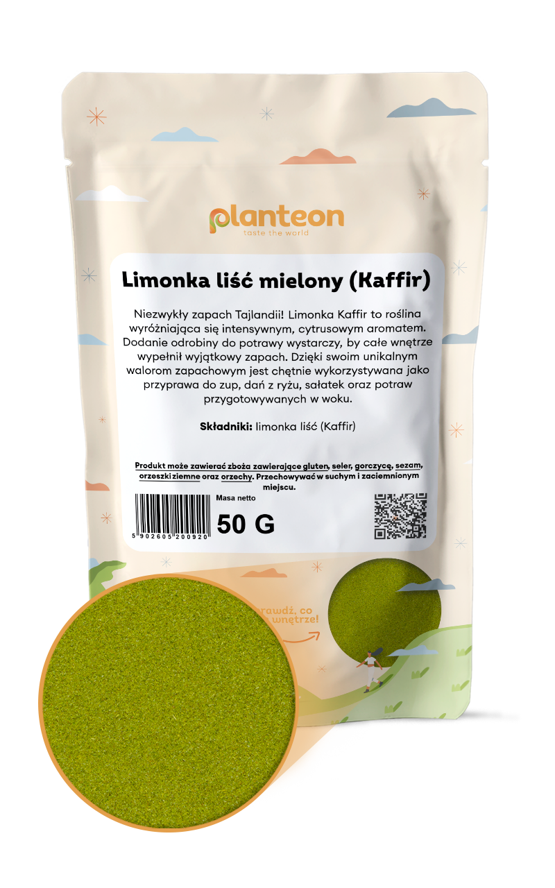 Limonka liść mielony (Kaffir) 250g
