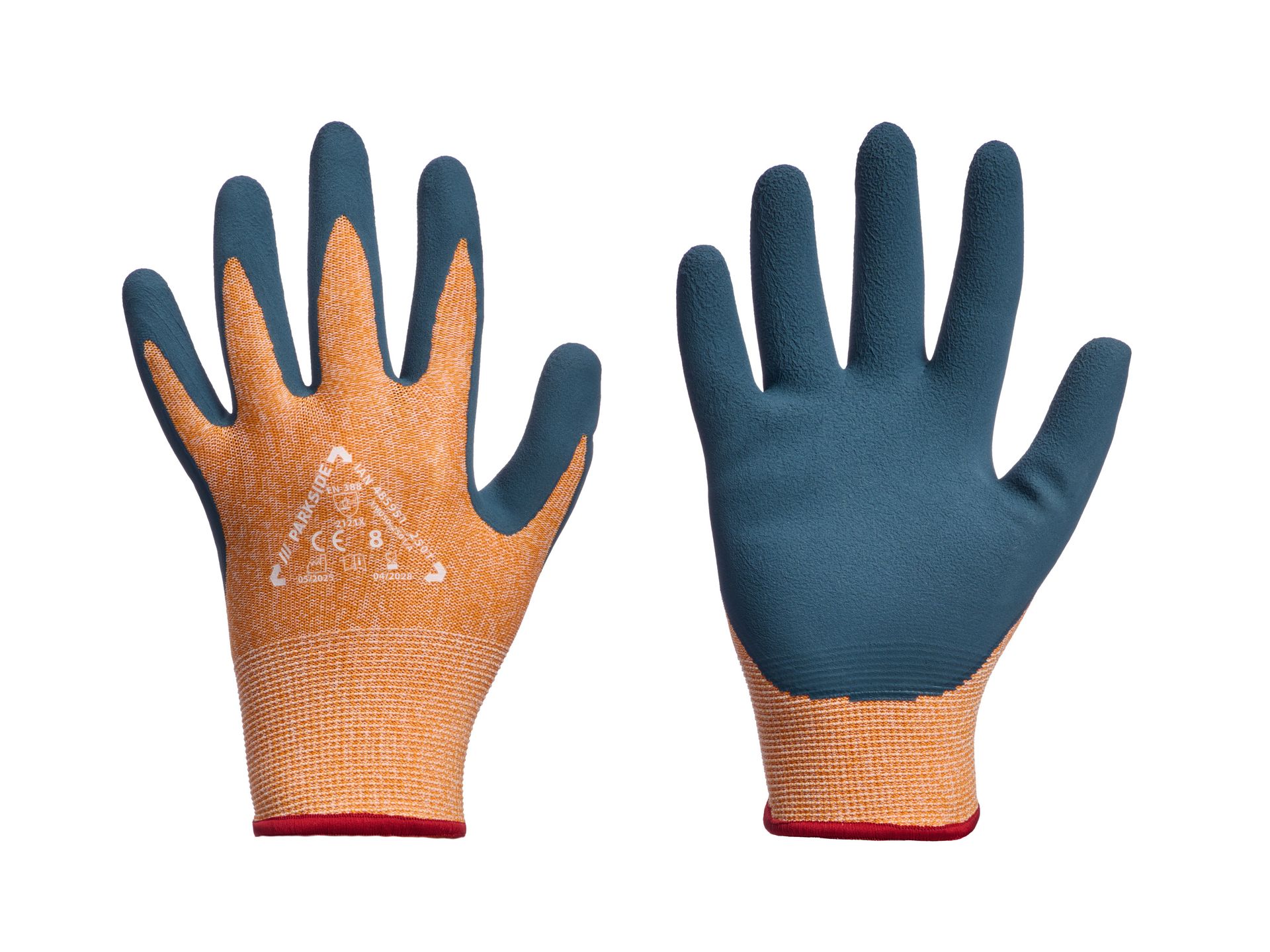 PARKSIDE® Rękawice robocze lateksowe z recyklingu (8)