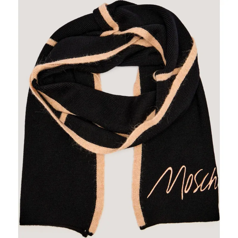 Moschino Wełniany szal