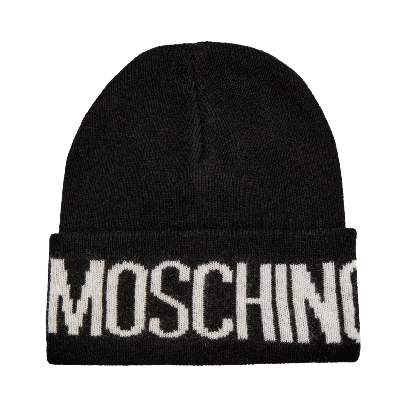 Moschino Czapka | z dodatkiem wełny i kaszmiru