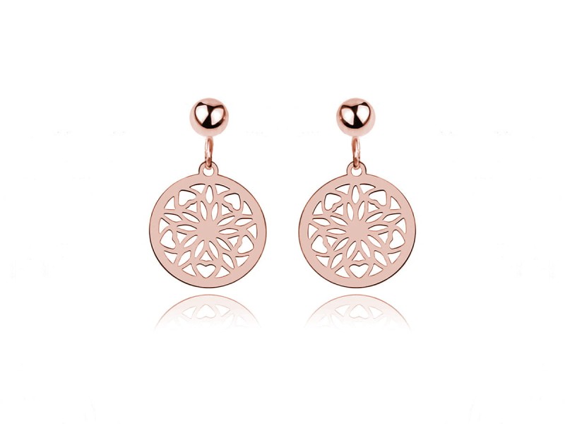 Kolczyki Rozeta Madeleine M - rose gold