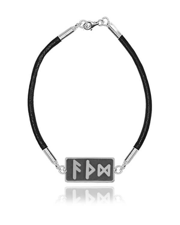 Skrypt Runiczny - Pomoc w Nauce - Bransoletka na rzemieniu