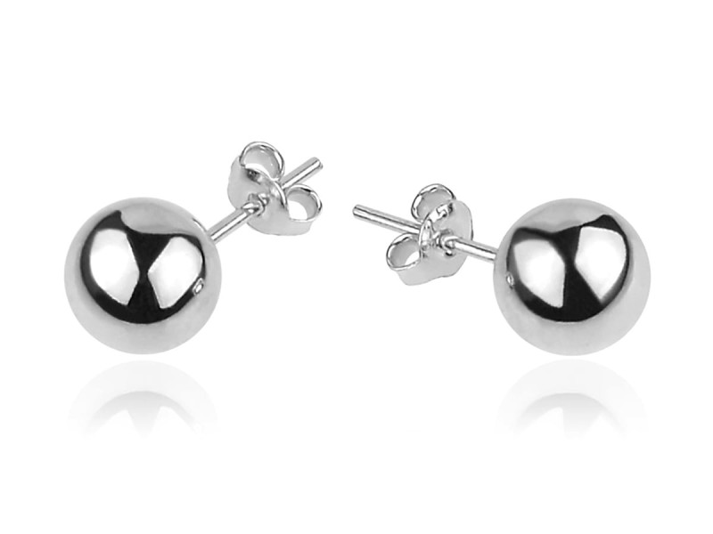 Kolczyki kulki - 8mm