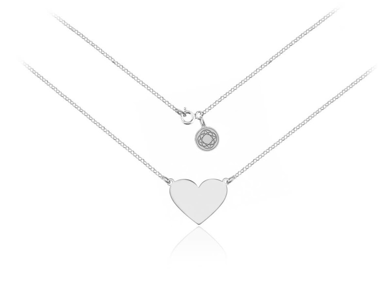 Naszyjnik serce - grawer