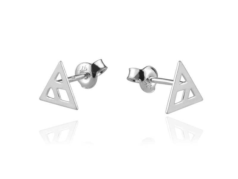 Kolczyki ażurowe trójkąty (Aztec)