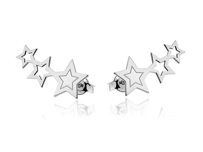 Kolczyki typu nausznica - Gwiazdki