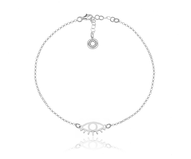 Bransoletka srebrna Oona z okiem