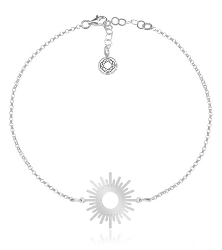 Srebrna bransoletka Somer - Słońce